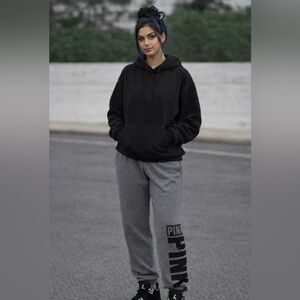 🖤🩶 Victoria’s Secret “PINK” Gray Joggers 🩶🖤